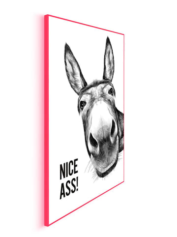 Orangewallz Druk artystyczny "Hello Nice" w ramce
