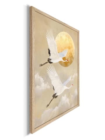Orangewallz Gerahmter Kunstdruck "Evening Bird Flight"