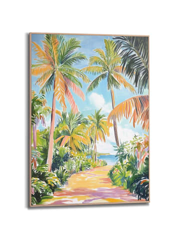 Orangewallz Druk artystyczny "Tropical Escape" w ramce
