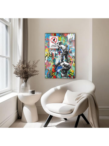 Orangewallz Ingelijste kunstdruk "Graffiti Rebellion"