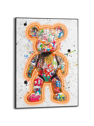 Orangewallz Druk artystyczny "Teddy Vibes" w ramce