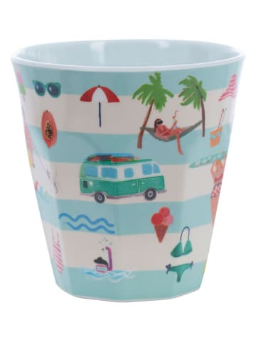 Overbeck and Friends Becher "Beach Life 1" in Hellblau - 250 ml