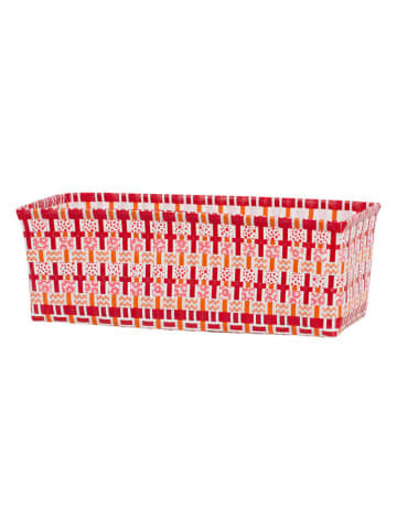 Overbeck and Friends Blumenkörbchen "Sue" in Rot - (B)41 x (H)18 x (T)14,5 cm