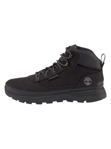 Timberland Skórzane botki "Field Trekker" w kolorze czarnym