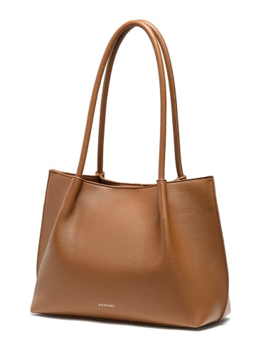 Puccini Shopper in Hellbraun - (B)34 x (H)25 x (T)15 cm