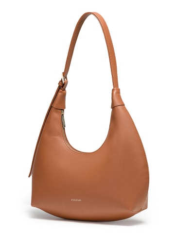 Puccini Schultertasche in Cognac - (B)37 x (H)34 x (T)9 cm
