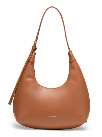 Puccini Schultertasche in Cognac - (B)37 x (H)34 x (T)9 cm