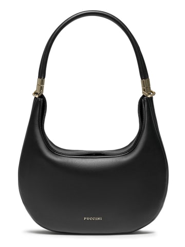 Puccini Schultertasche in Schwarz - (B)27 x (H)24 x (T)3,5 cm