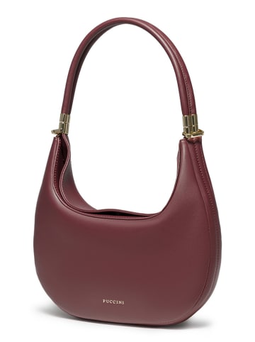 Puccini Schultertasche in Bordeaux - (B)27 x (H)24 x (T)3,5 cm