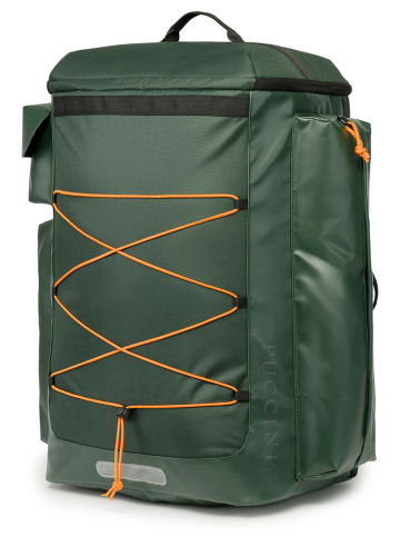 Puccini Rucksack "Discover" in Grün - (B)32 x (H)54 x (T)28 cm