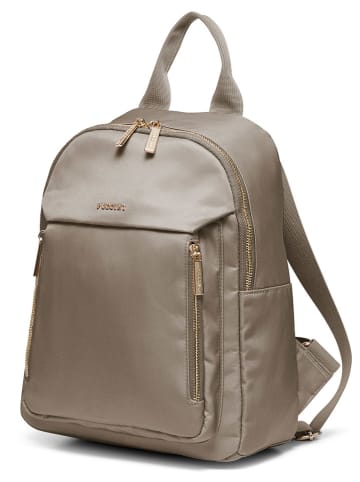 Puccini Rucksack "Pulse" in Taupe - (B)24 x (H)32 x (T)10 cm