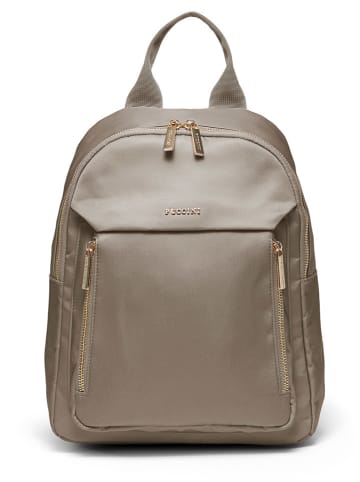 Puccini Rucksack "Pulse" in Taupe - (B)24 x (H)32 x (T)10 cm