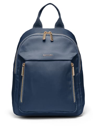 Puccini Rucksack "Pulse" in Dunkelblau - (B)24 x (H)32 x (T)10 cm