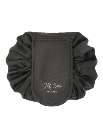 Puccini Kosmetiktasche in Schwarz - (B)23 x (H)12 x (T)26 cm