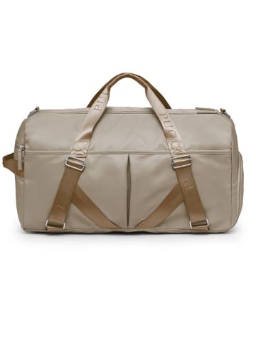 Puccini Torba sportowa w kolorze szarobrązowym - 52 x 28 x 26,5 cm