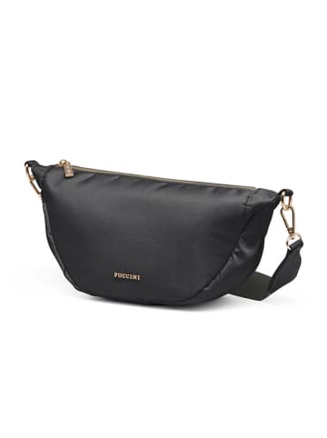 Puccini Umhängetasche "Pulse" in Schwarz - (B)30 x (H)17,5 x (T)9 cm