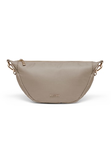 Puccini Umhängetasche "Pulse" in Taupe - (B)30 x (H)17,5 x (T)9 cm