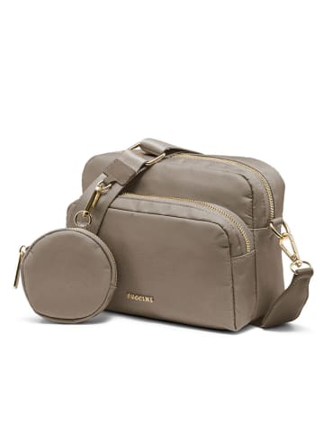Puccini Umhängetasche "Pulse" in Taupe - (B)23 x (H)19 x (T)8 cm