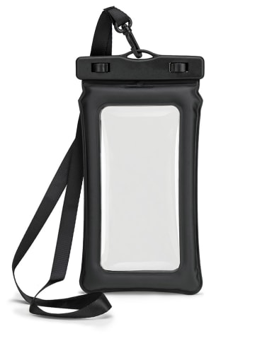 Puccini Torebka w kolorze czarnym na telefon - 7,5 x 15,5 x 1 cm