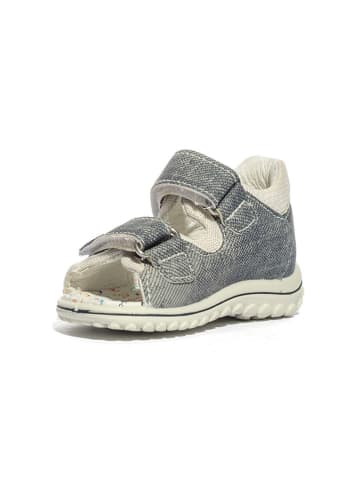 Primigi Leren sandalen "Sweet" grijs/donkerblauw