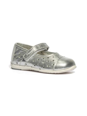 Primigi Leder-Ballerinas "Happy Dance" in Silber