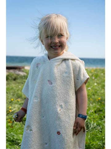 Filibabba Badeponcho "Ocean Blossom" in Weiß
