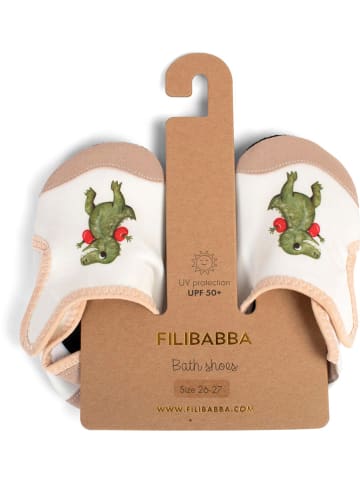 Filibabba Buty kąpielowe "Dino Beach" w kolorze białym