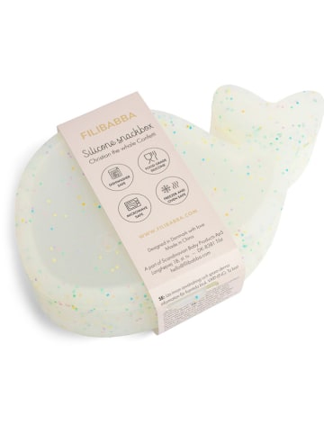 Filibabba Pudełko "Christian the Whale - Confetti" na przekąski