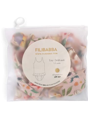 Filibabba Strój kąpielowy "Eva Ocean Blossom" w kolorze jasnoróżowym