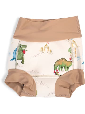 Filibabba Badehose "Lucca Dino Beach" in Weiß
