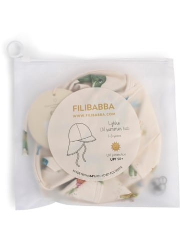 Filibabba Schirmmütze "Lykke Dino Beach" in Weiß