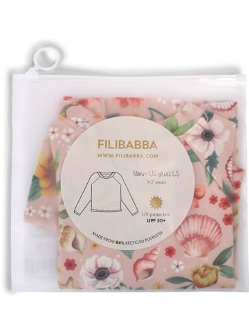 Filibabba Badeshirt "Nor Ocean Blossom" in Rosa