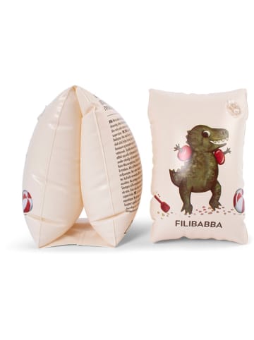 Filibabba Schwimmflügel "Alfie - Dino Beach" in Creme - ab 3 Jahren