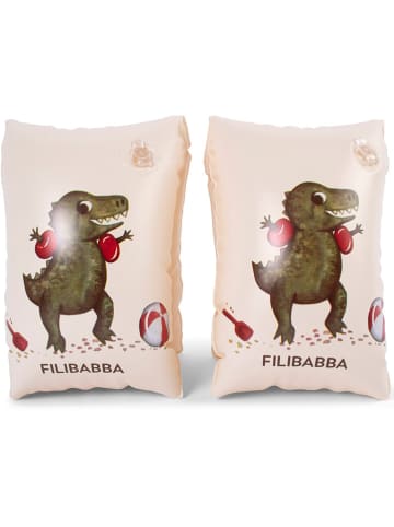 Filibabba Schwimmflügel "Alfie - Dino Beach" in Creme - ab 3 Jahren