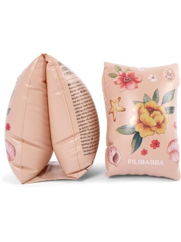 Filibabba Schwimmflügel "Alfie - Ocean Blossom" in Rosa - ab 3 Jahren