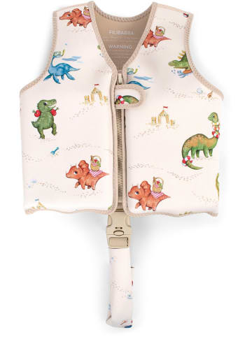 Filibabba Zwemleervest "Dino Beach" crème - vanaf 12 maanden