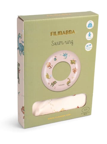 Filibabba Schwimmring "Alfie - Dino Beach" in Creme - ab 12 Monaten