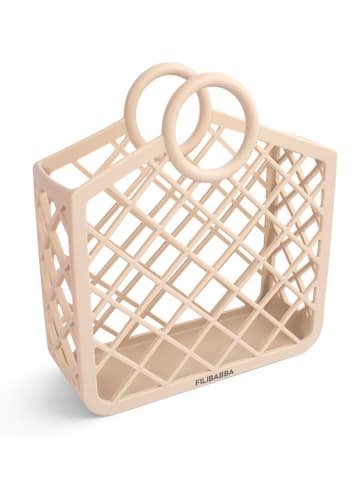 Filibabba Strandtasche in Beige - (L)23 cm - (B)26,5 cm - (H)9 cm