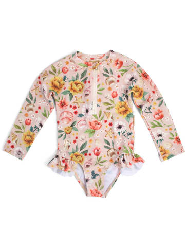 Filibabba Badeanzug "Vilje Ocean Blossom" in Rosa