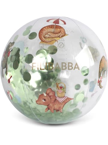 Filibabba Ball "Alfie - Dino Beach Confetti" in Bunt