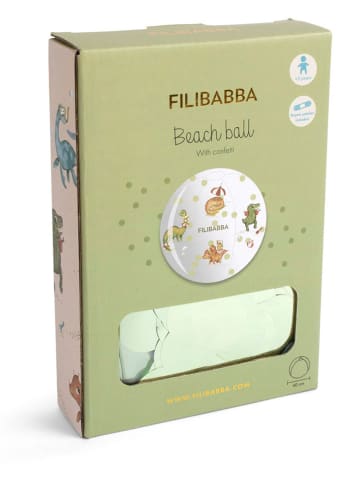 Filibabba Ball "Alfie - Dino Beach Confetti" in Bunt