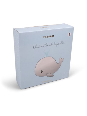 Filibabba Waterspeelgoed "Christian the whale" grijs - vanaf 3 jaar