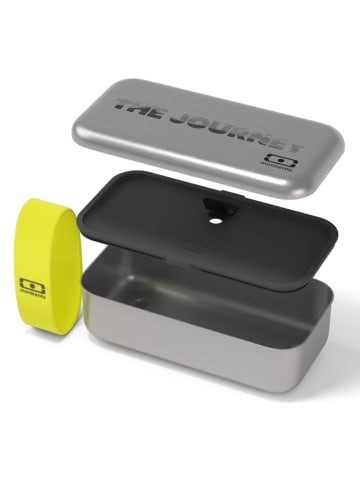 Monbento 6-delige lunchset "The Journey" zilverkleurig/geel