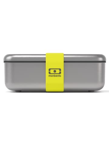 Monbento 6-delige lunchset "The Journey" zilverkleurig/geel