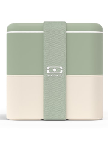 Monbento Lunchbox in Grün/ Creme - 1,7 l
