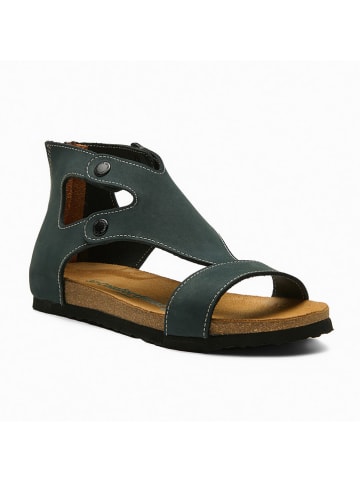 Comfortfusse Leder-Sandalen "Vera" in Dunkelblau