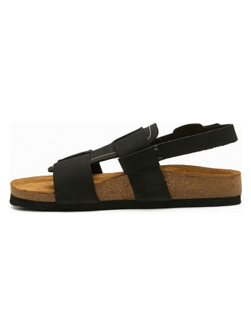 Comfortfusse  Leren sandalen "Likya" zwart