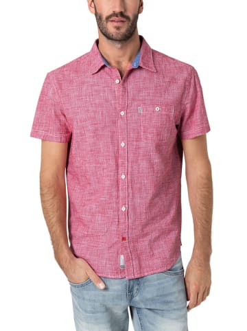 Timezone Hemd in Pink/ Weiß
