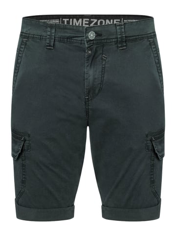 Timezone Jeansshorts in Dunkelgrün