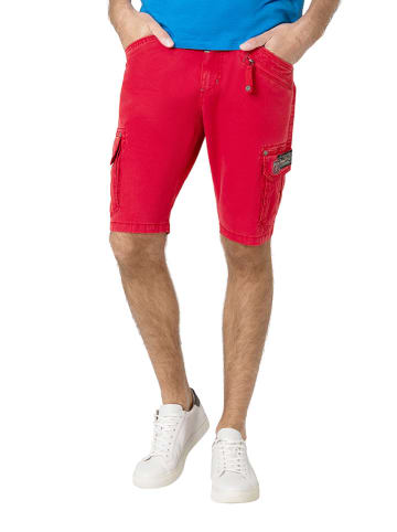 Timezone Jeansshorts in Rot